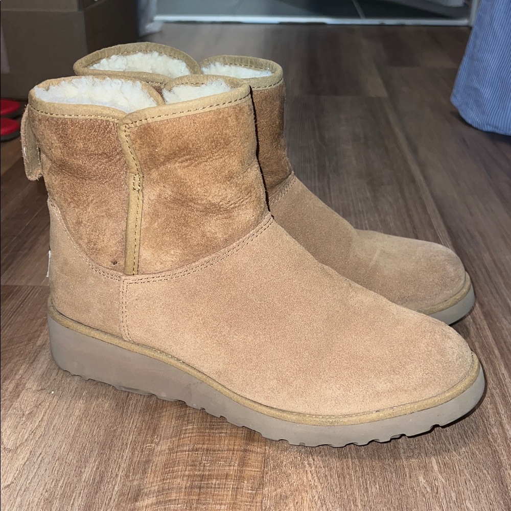 UGG Tan Ankle Boots